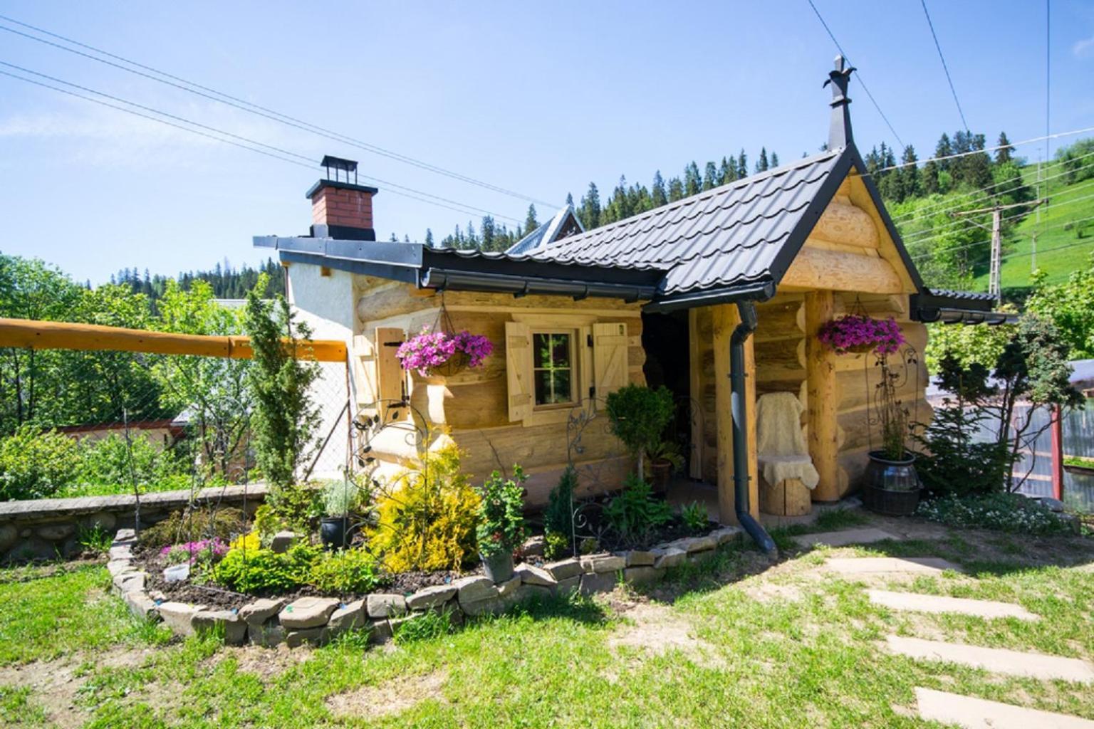 Ciukrowa Chatka Sauna & Jacuzzi Poronin Bagian luar foto