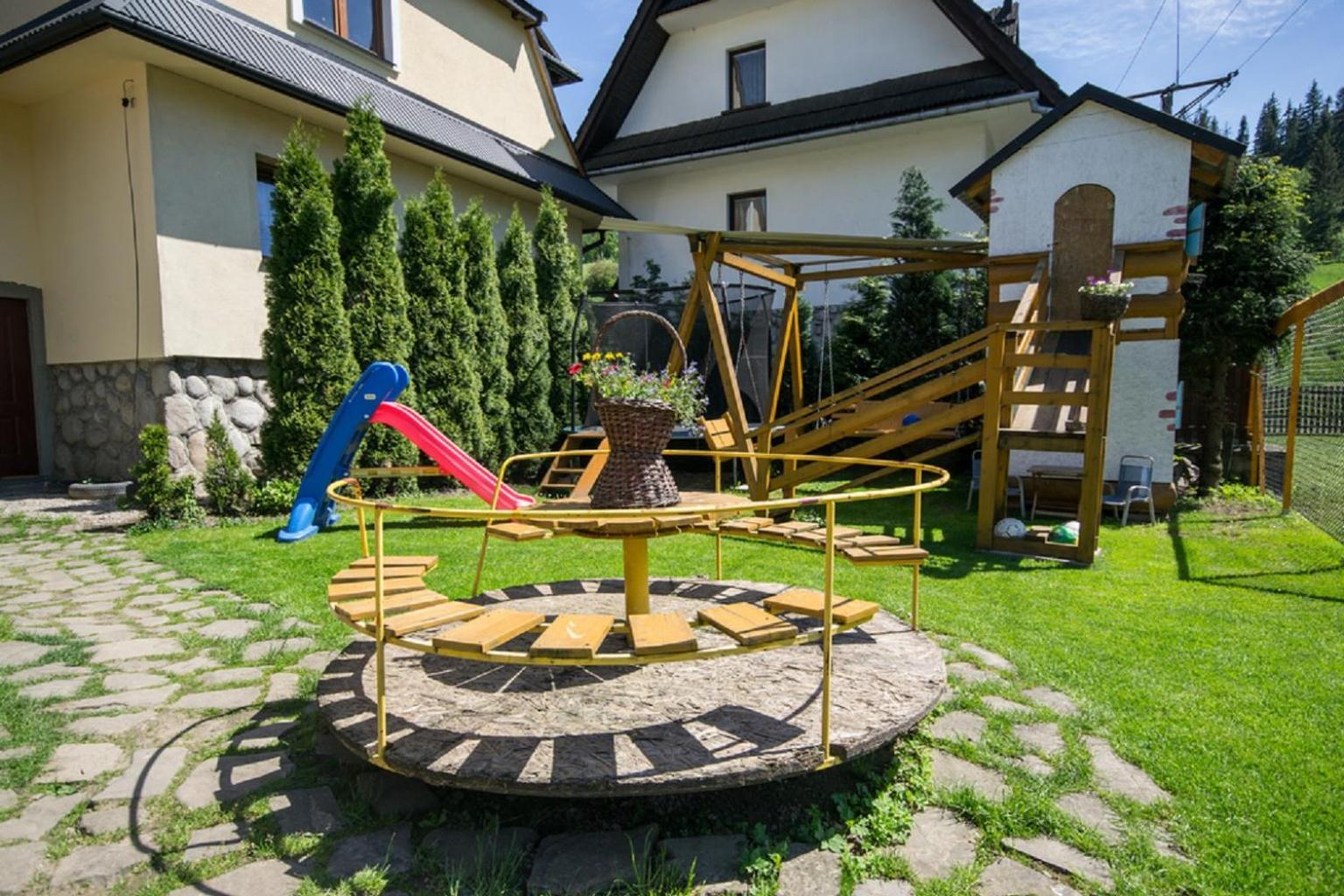 Ciukrowa Chatka Sauna & Jacuzzi Poronin Bagian luar foto