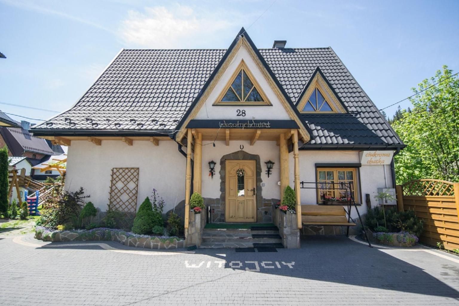 Ciukrowa Chatka Sauna & Jacuzzi Poronin Bagian luar foto