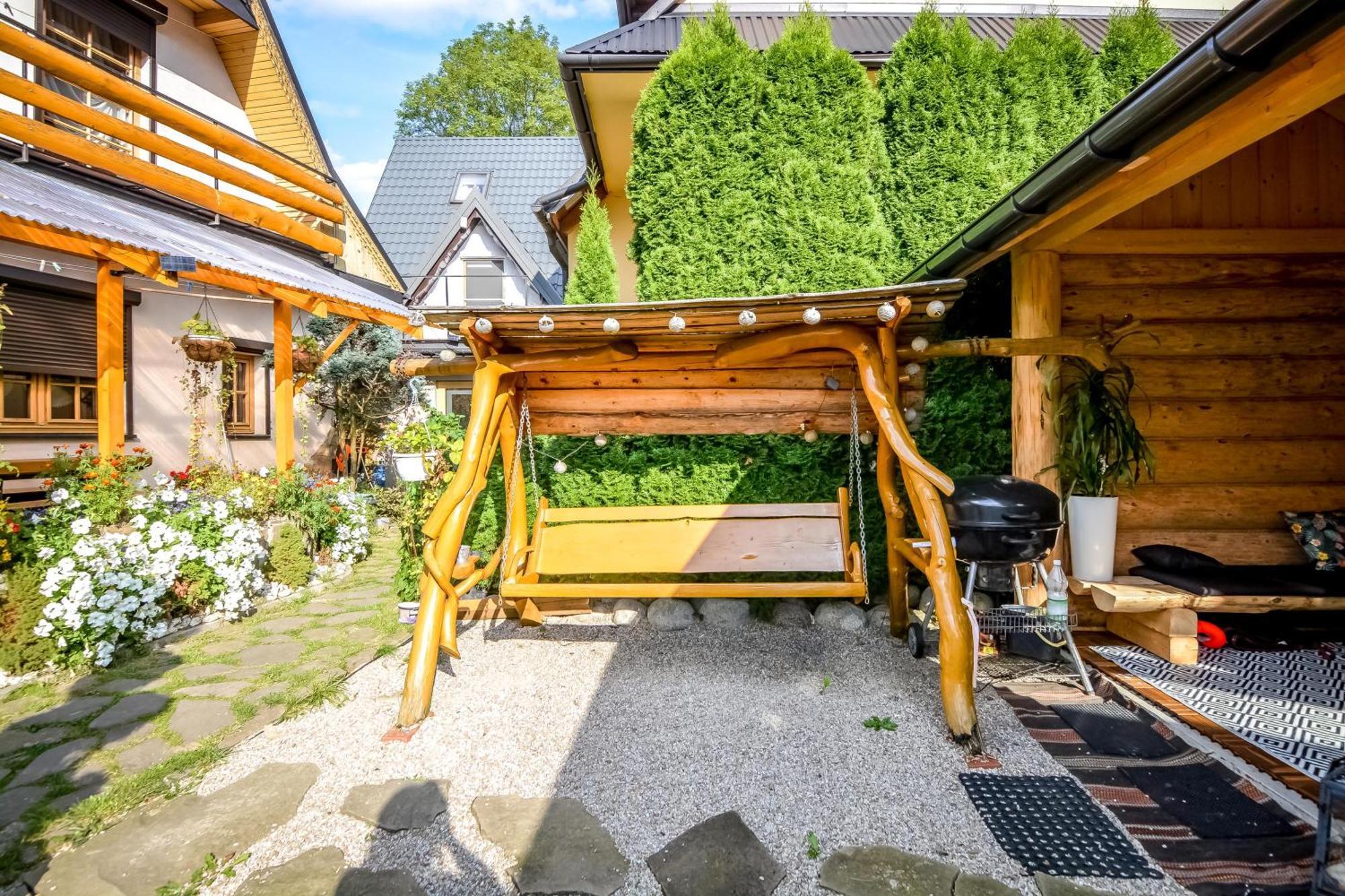 Ciukrowa Chatka Sauna & Jacuzzi Poronin Bagian luar foto