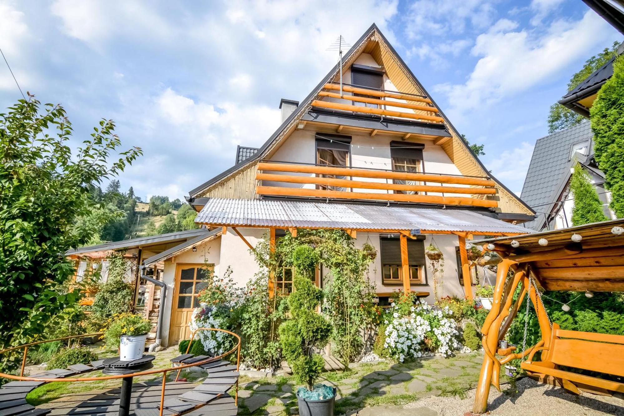 Ciukrowa Chatka Sauna & Jacuzzi Poronin Bagian luar foto